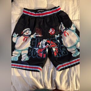 Headgear Classics Ghostbusters Mens Basketball Shorts - Black